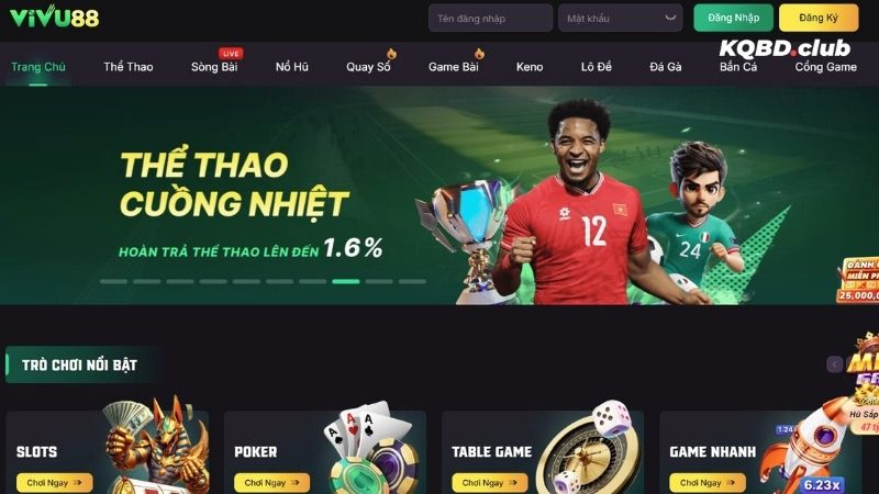 Cùng tìm hiểu về nhà cái trực tuyến VIVU88